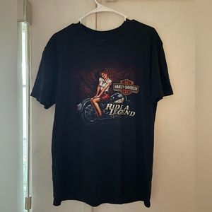 Harley-Davidson Roswell New Mexico LG T-Shirt Champion w/Alien
